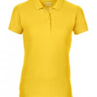 Premium Cotton Ladies‘ Double Piqué Polo_daisy-yellow