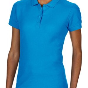 Softstyle Ladies Double Pique Polo_sapphire