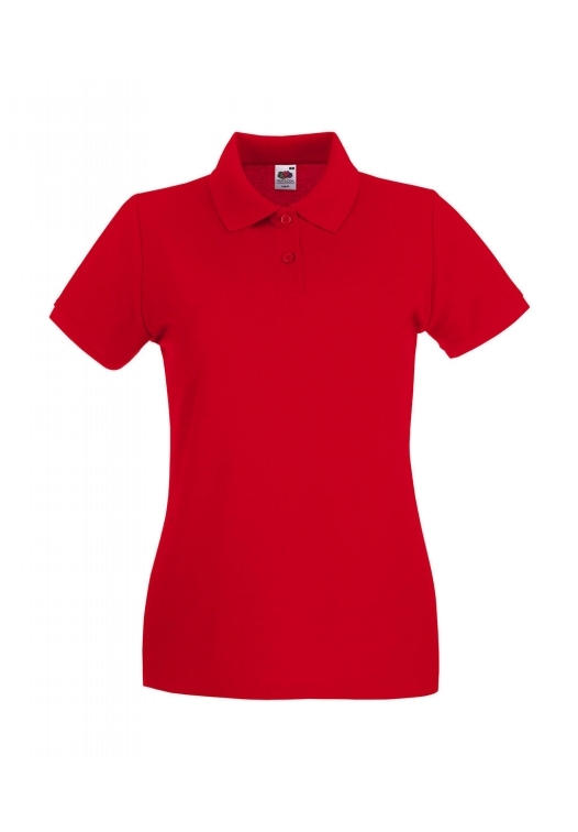 Premium Polo Lady-Fit_red