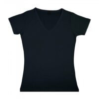 Penny – Women’s Organic V-Neck T-Shirt_black