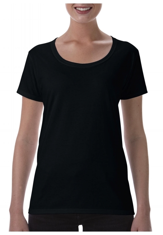 Softstyle Ladies Deep Scoop T-Shirt_black