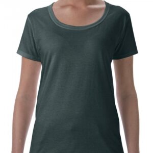 Softstyle Ladies Deep Scoop T-Shirt_dark-heather