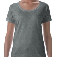 Softstyle Ladies Deep Scoop T-Shirt_heather-graphite