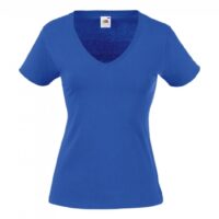 Valueweight V-Neck T Lady-Fit_royal