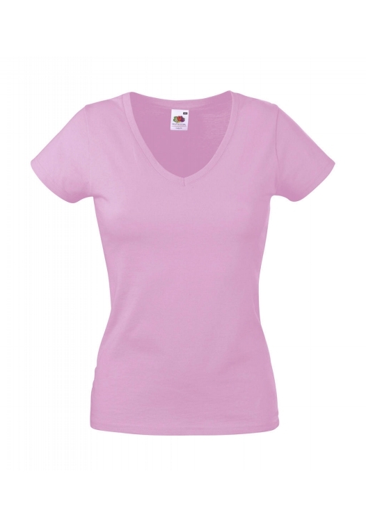 Valueweight V-Neck T Lady-Fit_light-pink