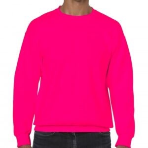 Heavy Blend Crewneck Sweat_safety-pink