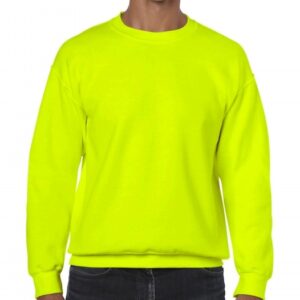 Heavy Blend Crewneck Sweat_safety-green