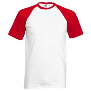 Baseball T-white-red