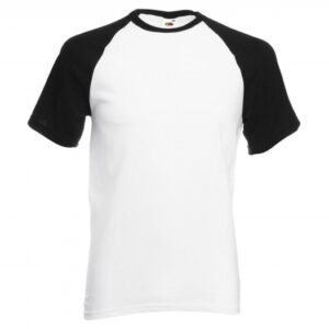 Baseball T-white-black