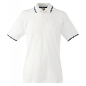 Tipped Polo_white-deep-navy