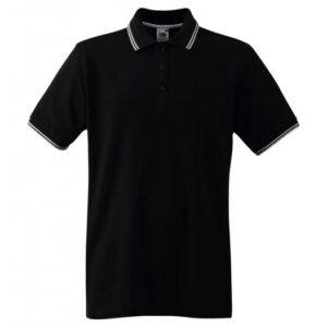 Tipped Polo_black-white