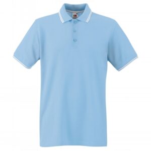 Tipped Polo_sky-blue-white
