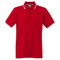 Tipped Polo_red-white