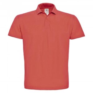 Piqué Polo Shirt PUI10_pixel-coral