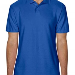 Softstyle Adult Double Pique Polo_royal