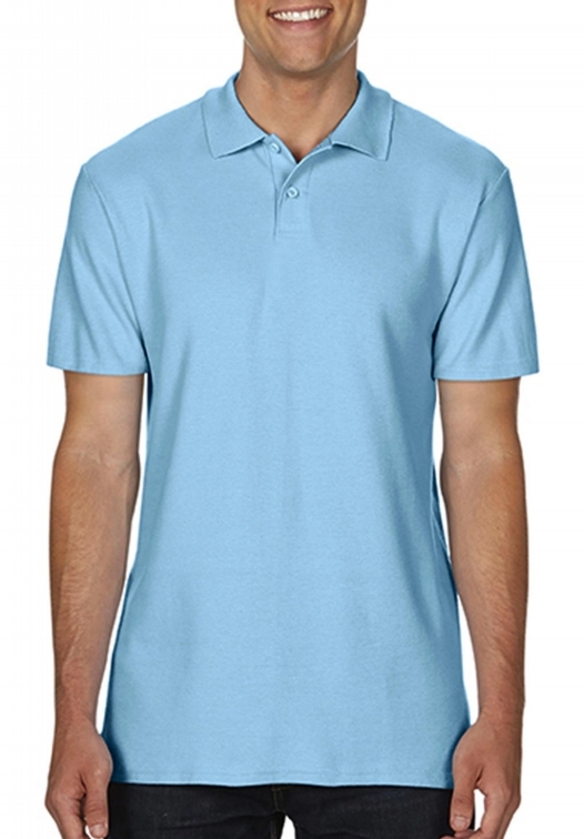 Softstyle Adult Double Pique Polo_light-blue