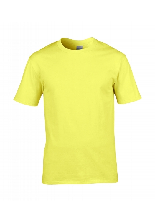 Premium Cotton Ring Spun T-Shirt_cornsilk