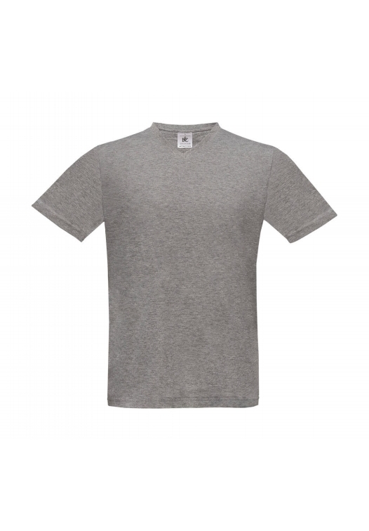 V-Neck T-Shirt TU006_sport-grey