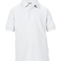 DryBlend Youth Double Piqué Polo_white