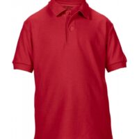 DryBlend Youth Double Piqué Polo_red