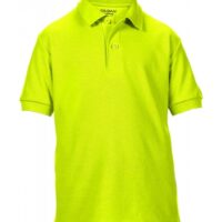 DryBlend Youth Double Piqué Polo_safety-green