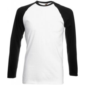 Long Sleeve Baseball T-Shirt_white-black