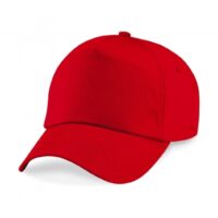 Junior Original 5 Panel Cap_bright-red