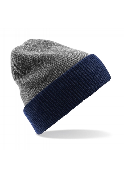 Reversible Heritage Beanie_175_Heather-grey-french-navy